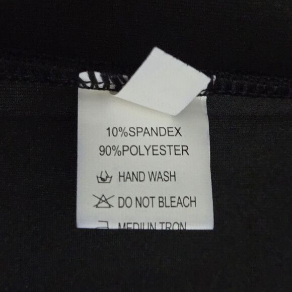 Black Retro 40s/50s Style Peplum Dress. Neck Bowtie. Fits Sz 14. Curvy Mad Men - Picture 8 of 9